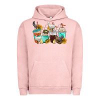 Pigment Salmon chicken coffee cups Urban Hoodie - texasbilliewilder