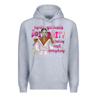 Heather Grey make yourself a priority today and everyday Premium Hoodie - texasbilliewilder