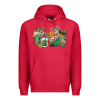 Cardinal koala coffee cups Premium Hoodie - Zillion Design Studio