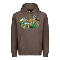 Coffee koala coffee cups Premium Hoodie - Zillion Design Studio