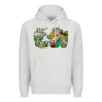 Dove Grey koala coffee cups Premium Hoodie - Zillion Design Studio