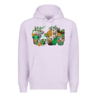 Lilac koala coffee cups Premium Hoodie - Zillion Design Studio