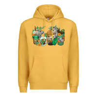 Mustard koala coffee cups Premium Hoodie - Zillion Design Studio