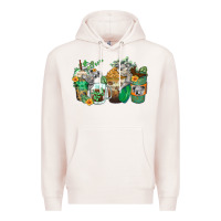 Pale Pink koala coffee cups Premium Hoodie - Zillion Design Studio