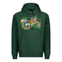 Sports Green koala coffee cups Premium Hoodie - Zillion Design Studio