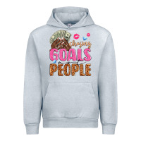 Heather Grey chasing goals not people Urban Hoodie - texasbilliewilder