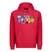 Cardinal hippie coffee cups Premium Hoodie - Zillion Design Studio