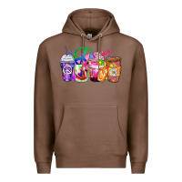 Chestnut hippie coffee cups Premium Hoodie - Zillion Design Studio