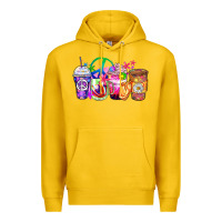 Lemon hippie coffee cups Premium Hoodie - Zillion Design Studio