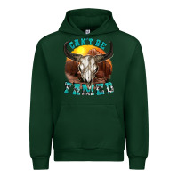 Forest Green cant be tamed Urban Hoodie - texasbilliewilder