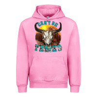 Fuchsia Pink cant be tamed Urban Hoodie - texasbilliewilder