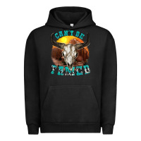 Pigment Black cant be tamed Urban Hoodie - texasbilliewilder