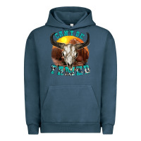 Pigment Midnight Navy cant be tamed Urban Hoodie - texasbilliewilder