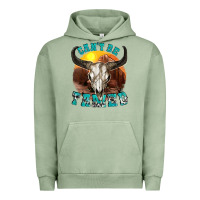 Pigment Oil Green cant be tamed Urban Hoodie - texasbilliewilder