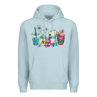 Blue Mist science teacher coffee cups Premium Hoodie - AdoDesignShop
