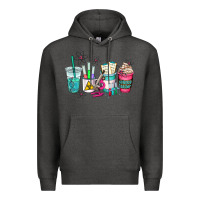 Charcoal Heather science teacher coffee cups Premium Hoodie - AdoDesignShop
