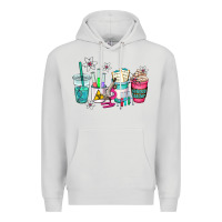 Dove Grey science teacher coffee cups Premium Hoodie - AdoDesignShop
