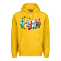 Lemon science teacher coffee cups Premium Hoodie - AdoDesignShop