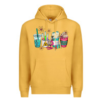 Mustard science teacher coffee cups Premium Hoodie - AdoDesignShop