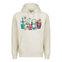Oatmeal Heather science teacher coffee cups Premium Hoodie - AdoDesignShop