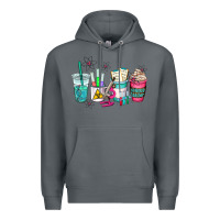 Rock science teacher coffee cups Premium Hoodie - AdoDesignShop