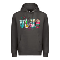 Smoke science teacher coffee cups Premium Hoodie - AdoDesignShop