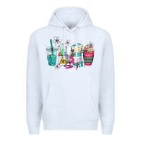 White science teacher coffee cups Premium Hoodie - AdoDesignShop