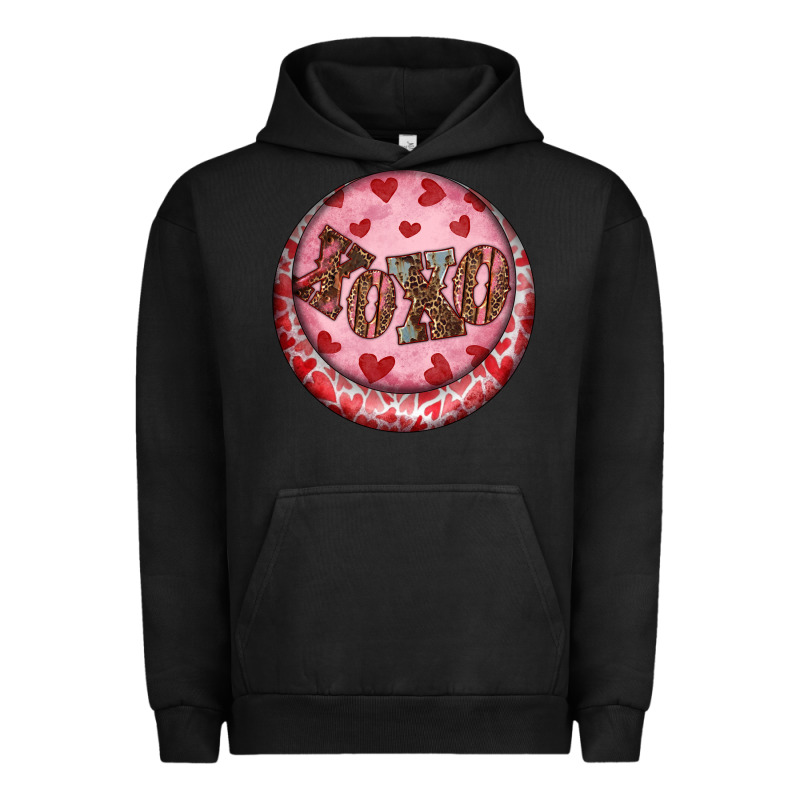 Western Valentine's Day Xoxo Round Earrings Urban Hoodie by RanaPortraitStore | Teevron