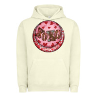 Pigment Pistachio Western valentine's day xoxo round earrings Urban Hoodie - RanaPortraitStore