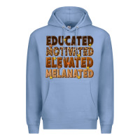 Colony Blue melanin educated motivated elevated melanated Premium Hoodie - texasbilliewilder