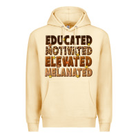 Pina Colada melanin educated motivated elevated melanated Premium Hoodie - texasbilliewilder