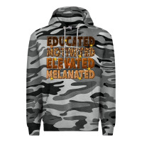 Slate Camo melanin educated motivated elevated melanated Premium Hoodie - texasbilliewilder