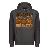 Smoke melanin educated motivated elevated melanated Premium Hoodie - texasbilliewilder