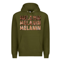 Army Green melanin melanin melanin Premium Hoodie - texasbilliewilder