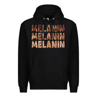 Black melanin melanin melanin Premium Hoodie - texasbilliewilder