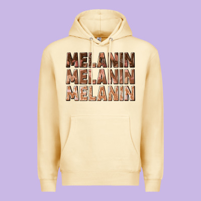 Melanin Melanin Melanin Premium Hoodie Designed By Texasbilliewilder