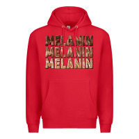 Red melanin melanin melanin Premium Hoodie - texasbilliewilder