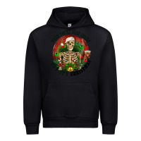 Black When you're dead inside but it's christmas Urban Hoodie - RanaPortraitStore