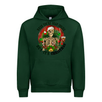 Forest Green When you're dead inside but it's christmas Urban Hoodie - RanaPortraitStore