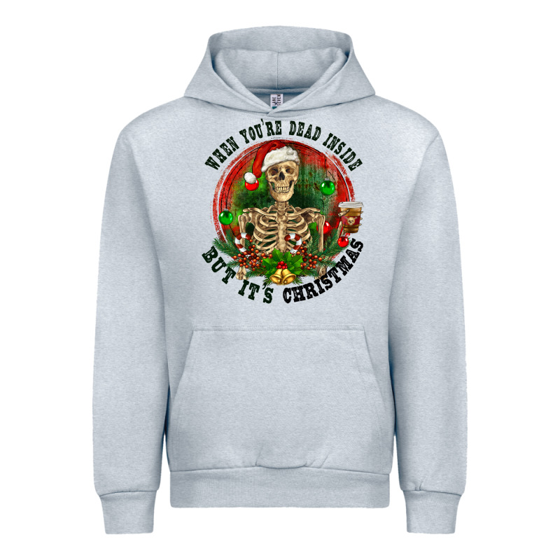 When You're Dead Inside But It's Christmas Urban Hoodie by RanaPortraitStore | Teevron