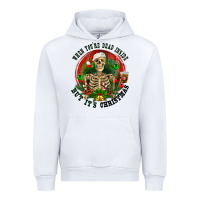 White When you're dead inside but it's christmas Urban Hoodie - RanaPortraitStore