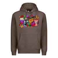 Coffee day of the dead coffee cups Premium Hoodie - Zillion Design Studio