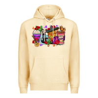 Pina Colada day of the dead coffee cups Premium Hoodie - Zillion Design Studio