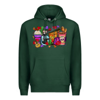 Sports Green day of the dead coffee cups Premium Hoodie - Zillion Design Studio