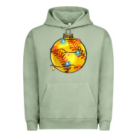 Pigment Oil Green christmas  softball Urban Hoodie - Zillion Design Studio