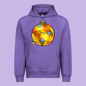 Christmas  Softball Urban Hoodie Designed By Zillion Design Studio
