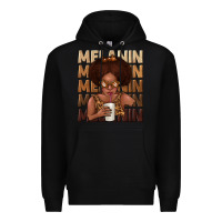 Black melanin kid Premium Hoodie - texasbilliewilder
