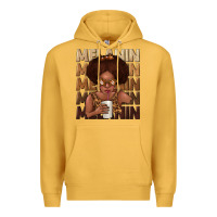 Mustard melanin kid Premium Hoodie - texasbilliewilder