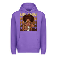 Purple melanin kid Premium Hoodie - texasbilliewilder