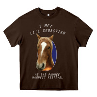 Chocolate Brown I met lil Sebastian Heavy Core Tee - Bettercallsaul